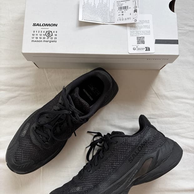 살로몬 x MM6 메종 마르지엘라 스펙터 2 블랙 퓨터 SALOMON x