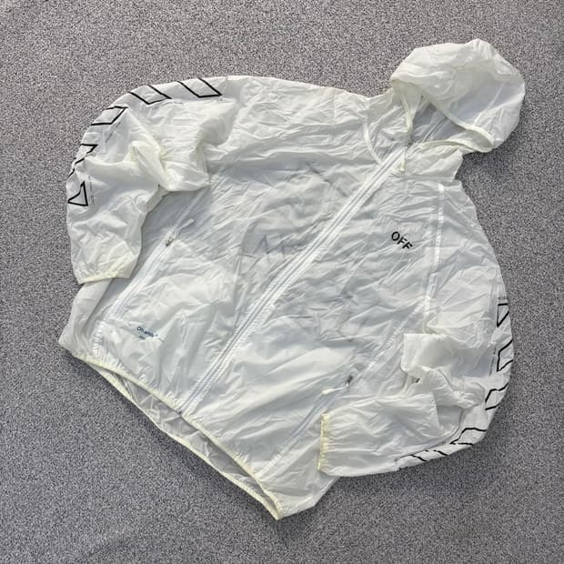 2XL 빈티지 꺼짐 경량 바람막이 자켓 0720J1