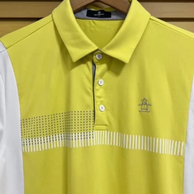 먼싱웨어 남성 골프반팔티셔츠 L