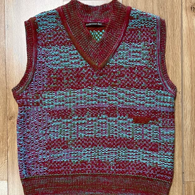 택포) 앤더슨벨 마레 모헤어 20 니트 베스트 조끼