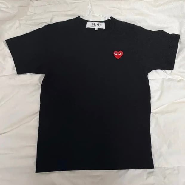 꼼데가르송 반팔 블랙 s 판매 