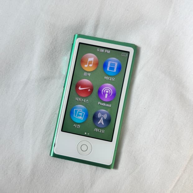 아이팟 나노 7세대 그린