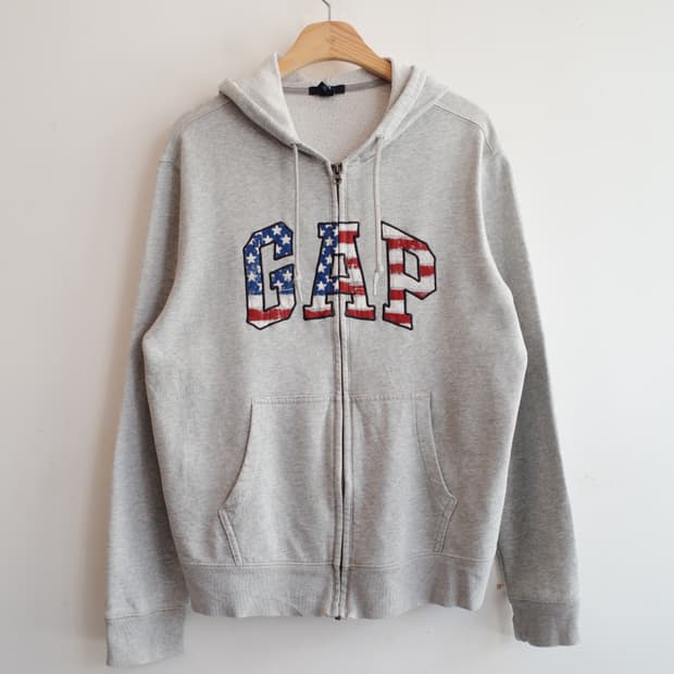GAP 갭 성조기 집업 후디