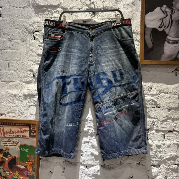 FUBU 빈티지 버뮤다 반바지 팬츠