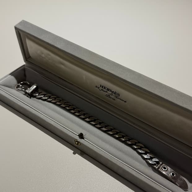 60s Hermes 에르메스 Boucle Sellier bracelet 