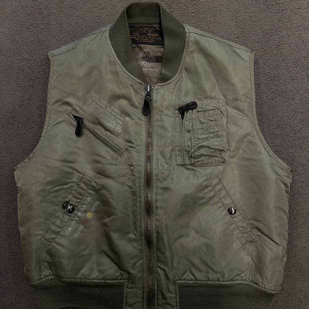 US 에어포스 베스트 자켓 처분 