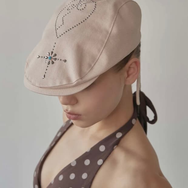 스컬프터 헌팅캡 sculptor boho stud hunting cap