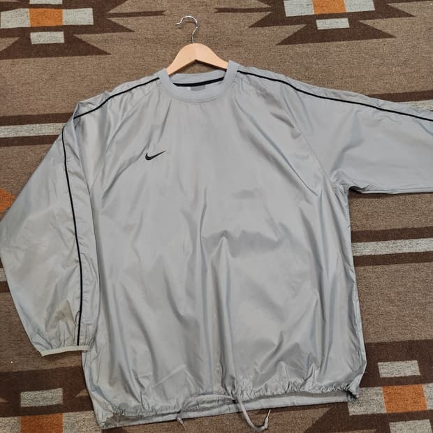 나이키 00s 웜업 바람막이 XL 메탈그레이