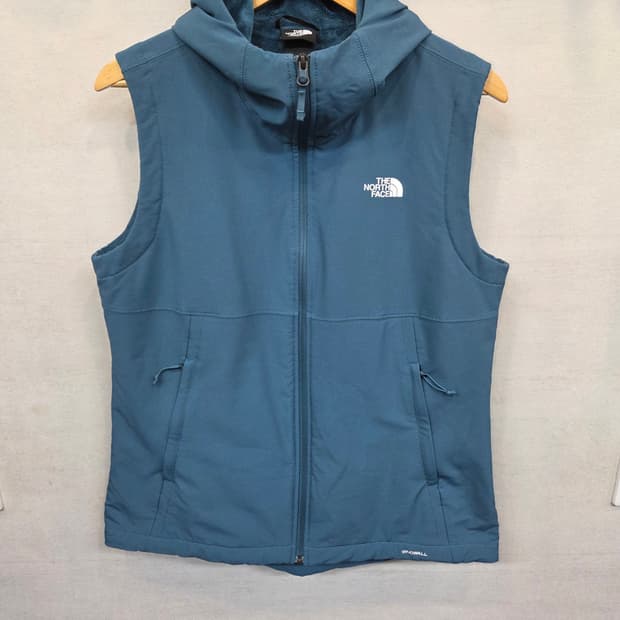 노스페이스 여성 안감플리스 윈드월 방풍 조끼 Lg