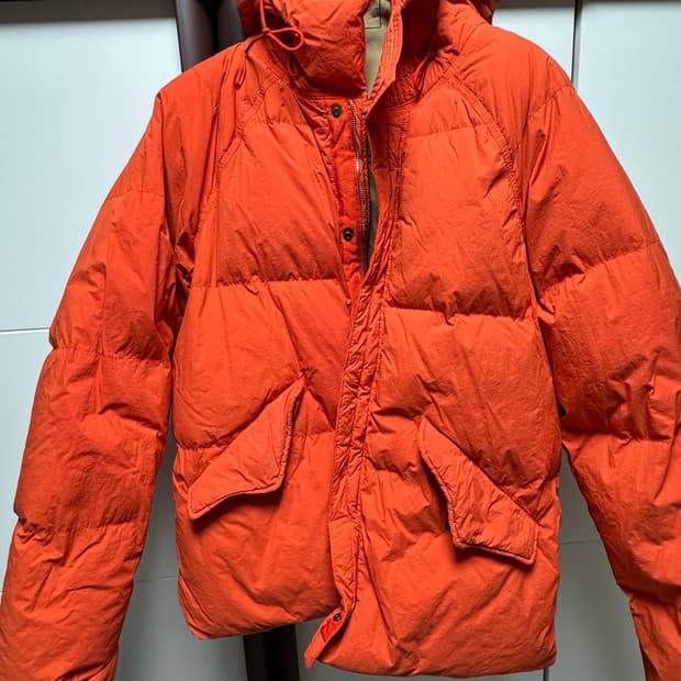 Ten c artic down parka orange 46size