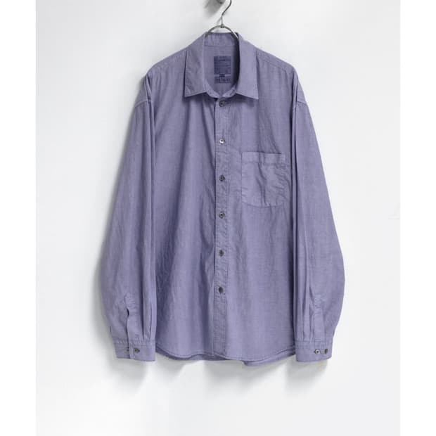 M) 고낙 다이드 글리치 셔츠 라벤더 블루 새상품