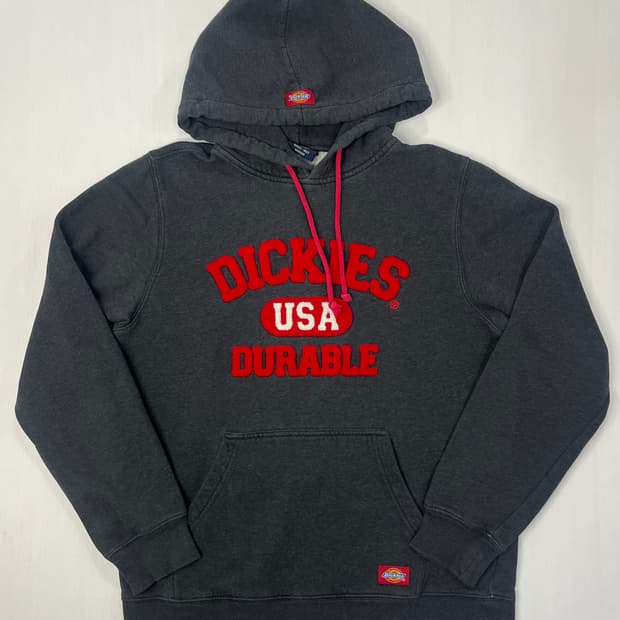 디키즈 그레이 기모 후드티