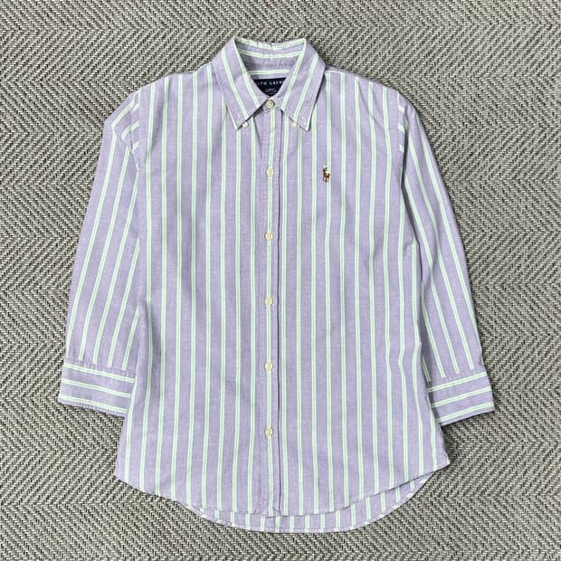 랄프로렌 슬림핏 스트라이프 셔츠 v0675