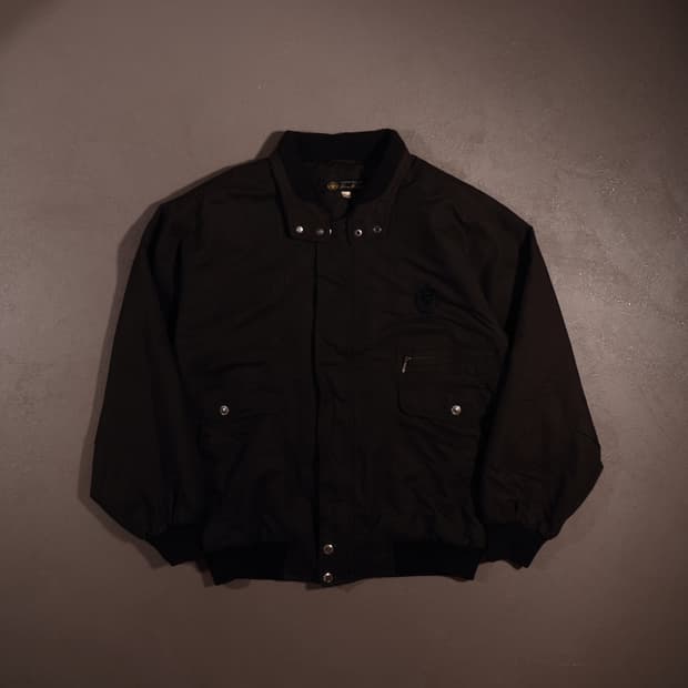 일본빈티지 골덴카라 코튼 봄버자켓