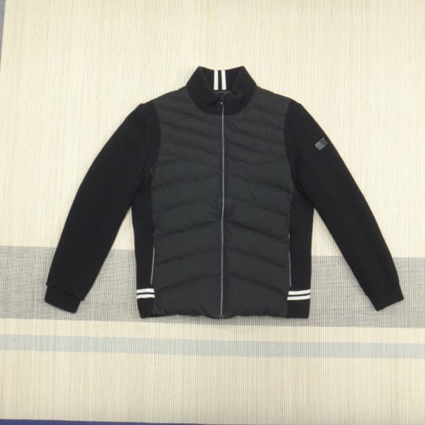 (105) 볼빅 골프 Volvik 남성 니트배색 다운 패딩