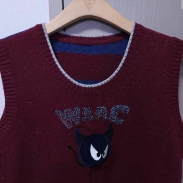 왁(WAAC) 골프 니트조끼, M