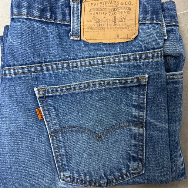 [made in usa] 리바이스 517 오렌지탭 탈론 42 지퍼 