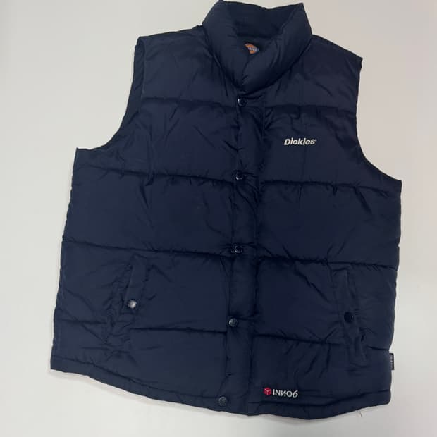 디키즈 Dickies 네이비 조끼 패딩 XL