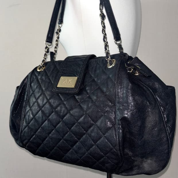 Anne klein Black quilting Bag