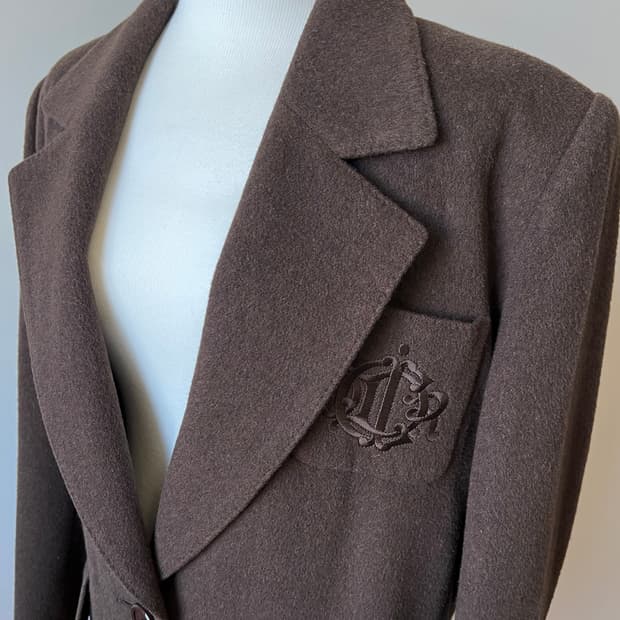 Christian Dior dark brown jacket