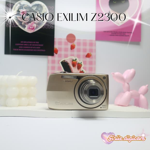 르세라핌+아일릿!) 카시오 엑슬림 EX-Z2300 골드