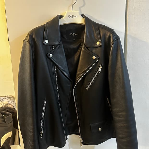 도프제이슨 램스킨 더블라이더 자켓