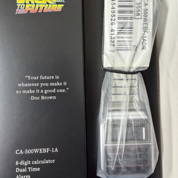 카시오 백 투 더 퓨처