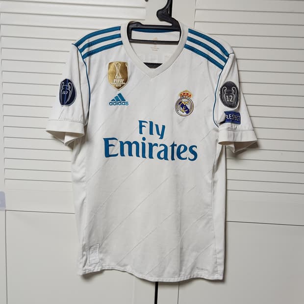 17-18 아디다스 레알 마드리드 축구 유니폼 반팔 NO.크로스