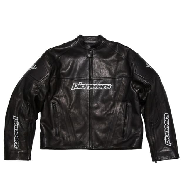 파이오니어스 PIONEERS 레더 바이커 자켓 M