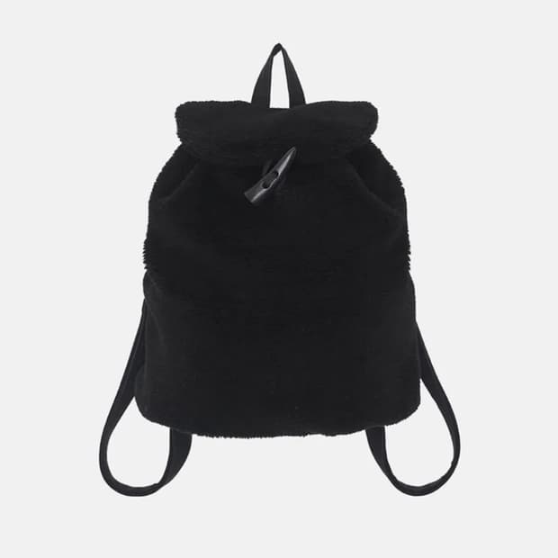 엔조블루스 시어링 더플 백팩 (Black)