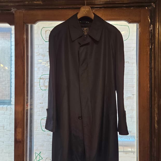 프랑스 명품 질리 실크 트렌치코트