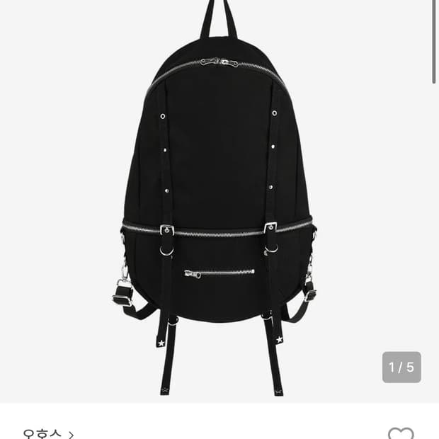 오호스 멀티웨이 벨트 백팩 블랙 ojos