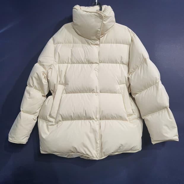 리플레인 장도연 넥 덕다운패딩 오버핏