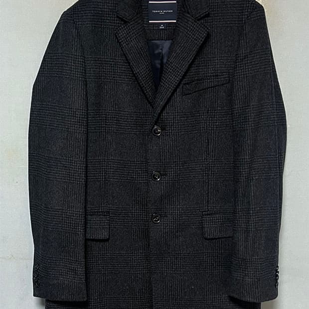 타미힐피거 남자 모직 하프자켓 새상품 캐주얼 M 95