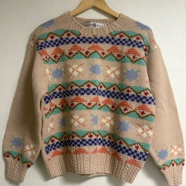 Pan planning 노르딕패턴 니트