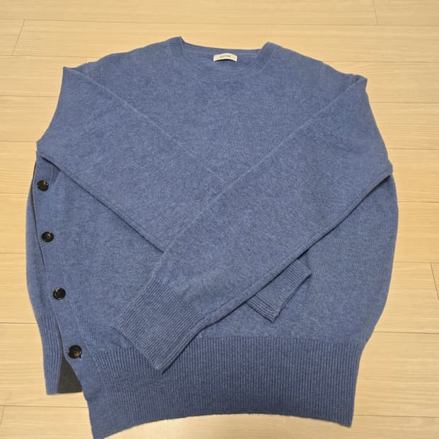 시스템 SYSTEM 울 사이드버튼 니트/ 90사이즈