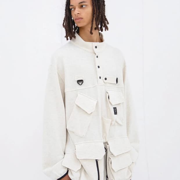 남이서팔 텐카라 자켓 아이보리 M