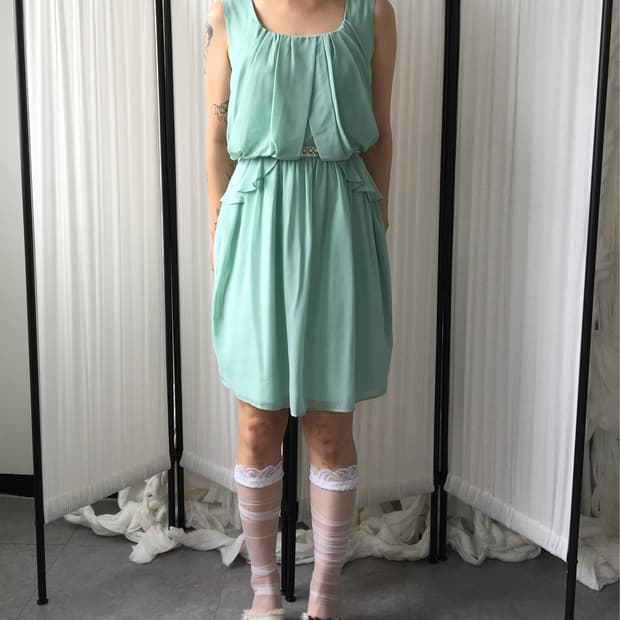 Flare point dress