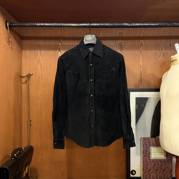 피체 스웨이드 웨스턴 셔츠