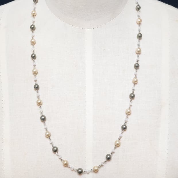 버던트 진주 목걸이