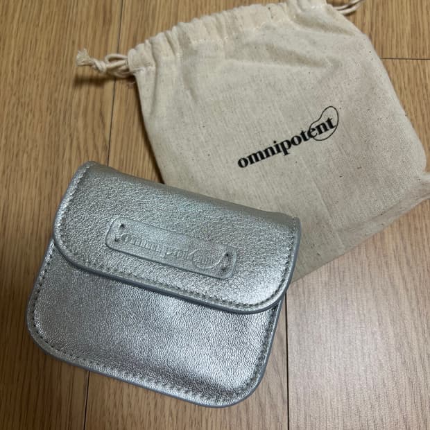 옴니포턴트 실버 미니 크로스백