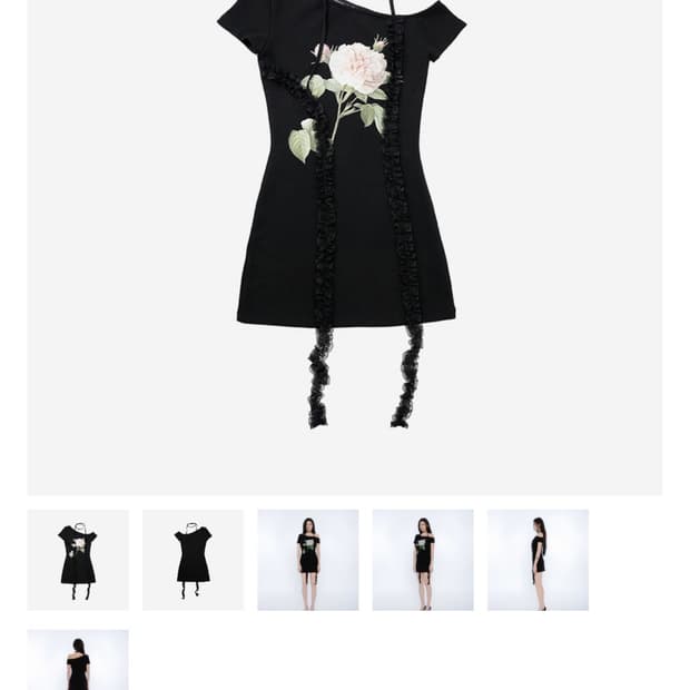 elfelfelf archives LACE LINED DRESS