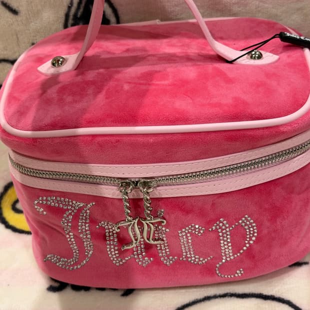 [이벤트선물] 쥬시꾸뛰르 베니티 화장품 파우치 빈티지