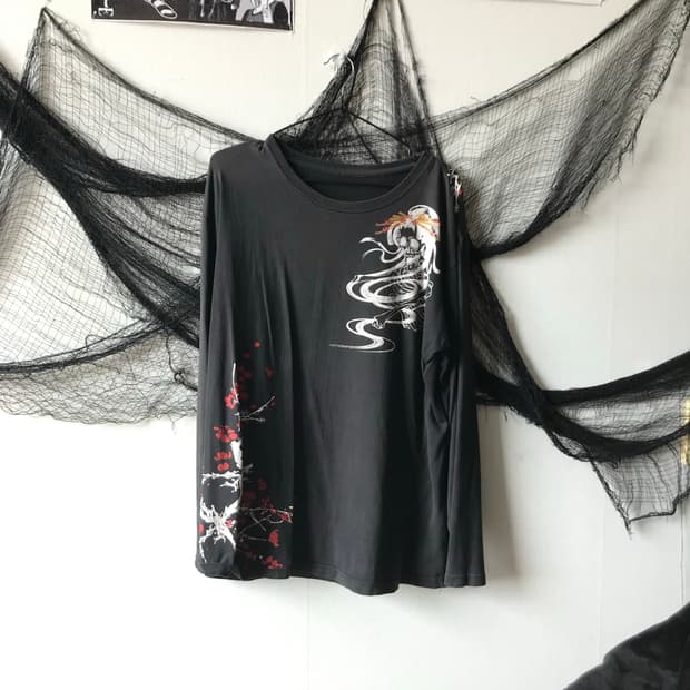 Japanese mood printing longsleeve 