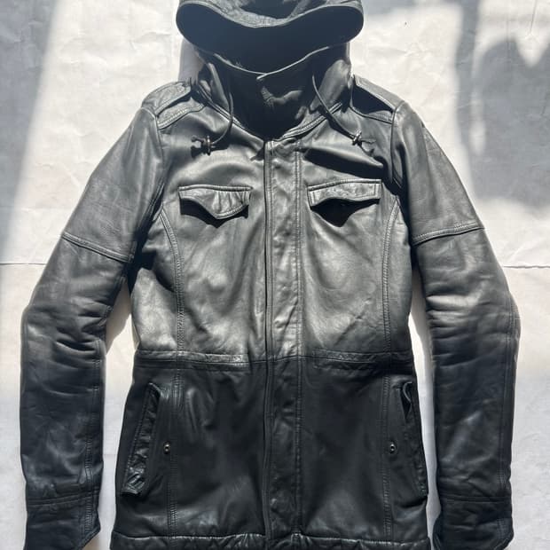 ”SHELLAC“ SHEEP SKIN leather jacket