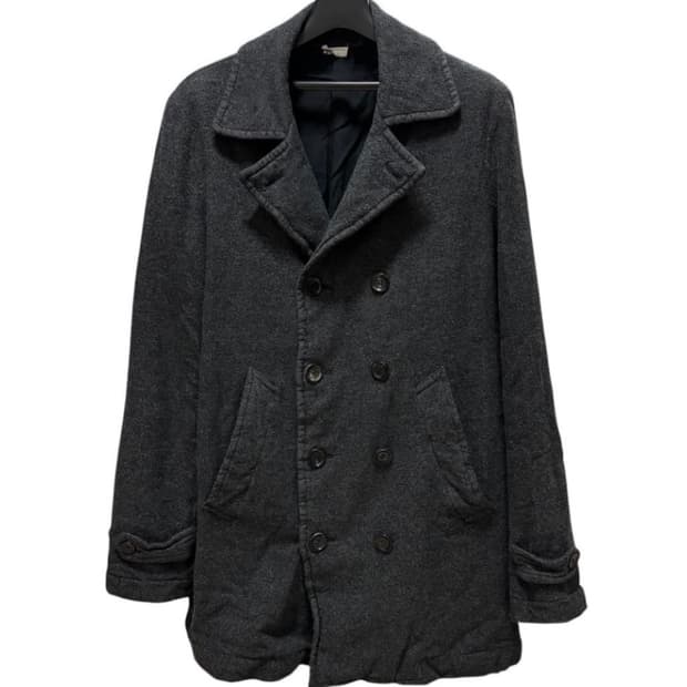 꼼데가르송 옴므 듀스 15aw 축융 울 피코트