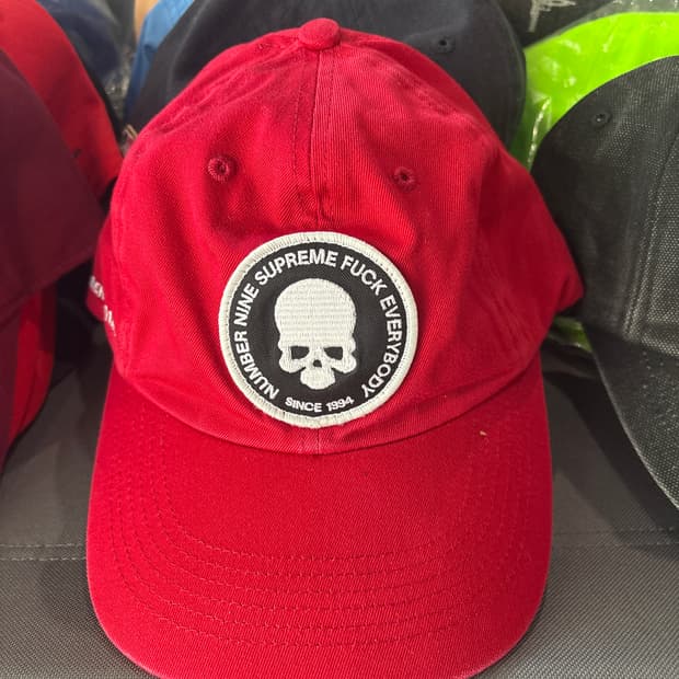 슈프림 넘버나인 6패널 레드 25fw
