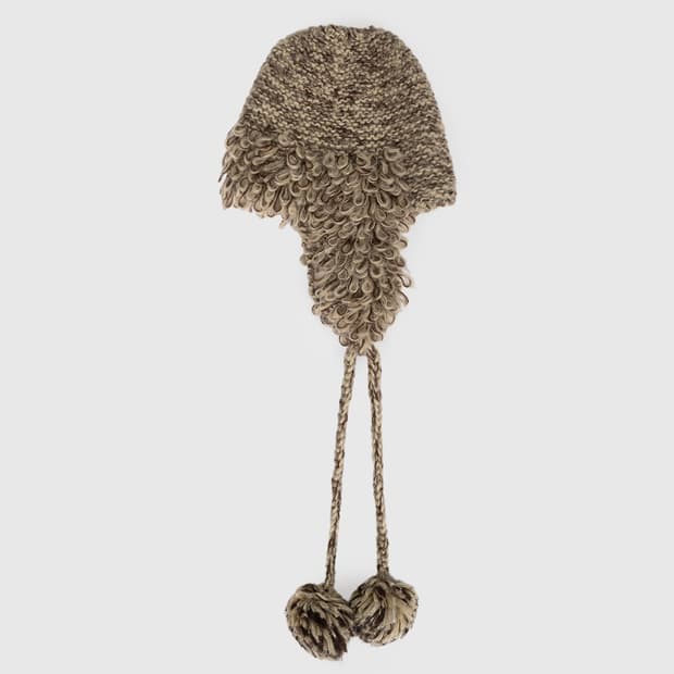 vintage earmuff fur hat / F