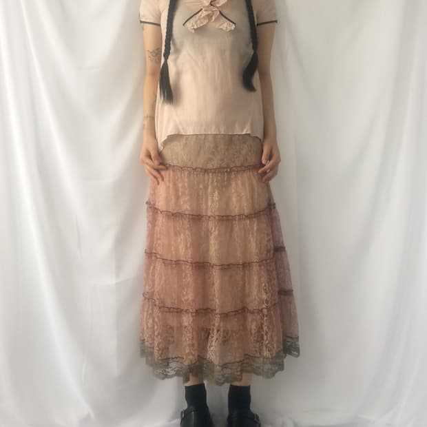 Frill point unbalanced t shrit