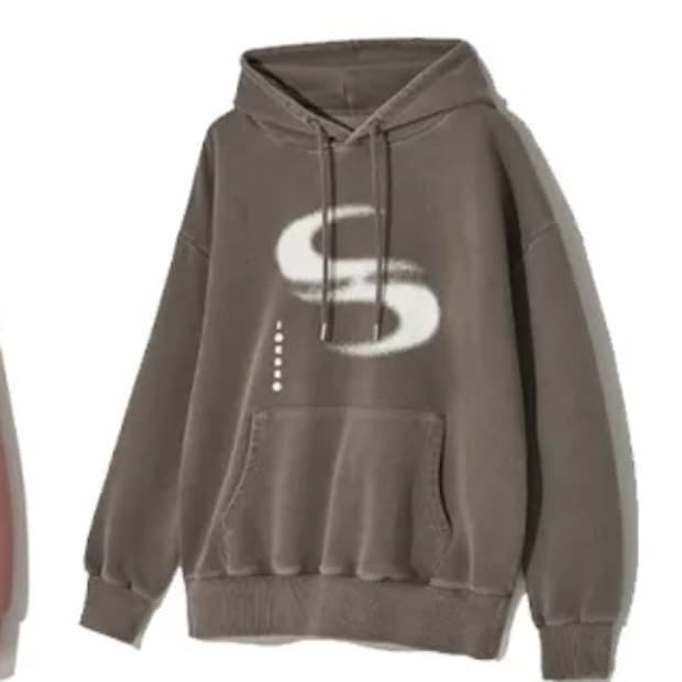 소라노 후드티 브라운 오트밀